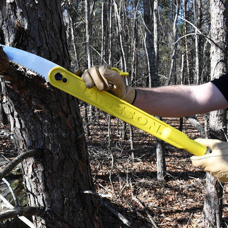 JAMESON Folding Pole Saw with 13 inch Barracuda Hard Chrome Plated Tri-Cut Saw Blade - Image 5
